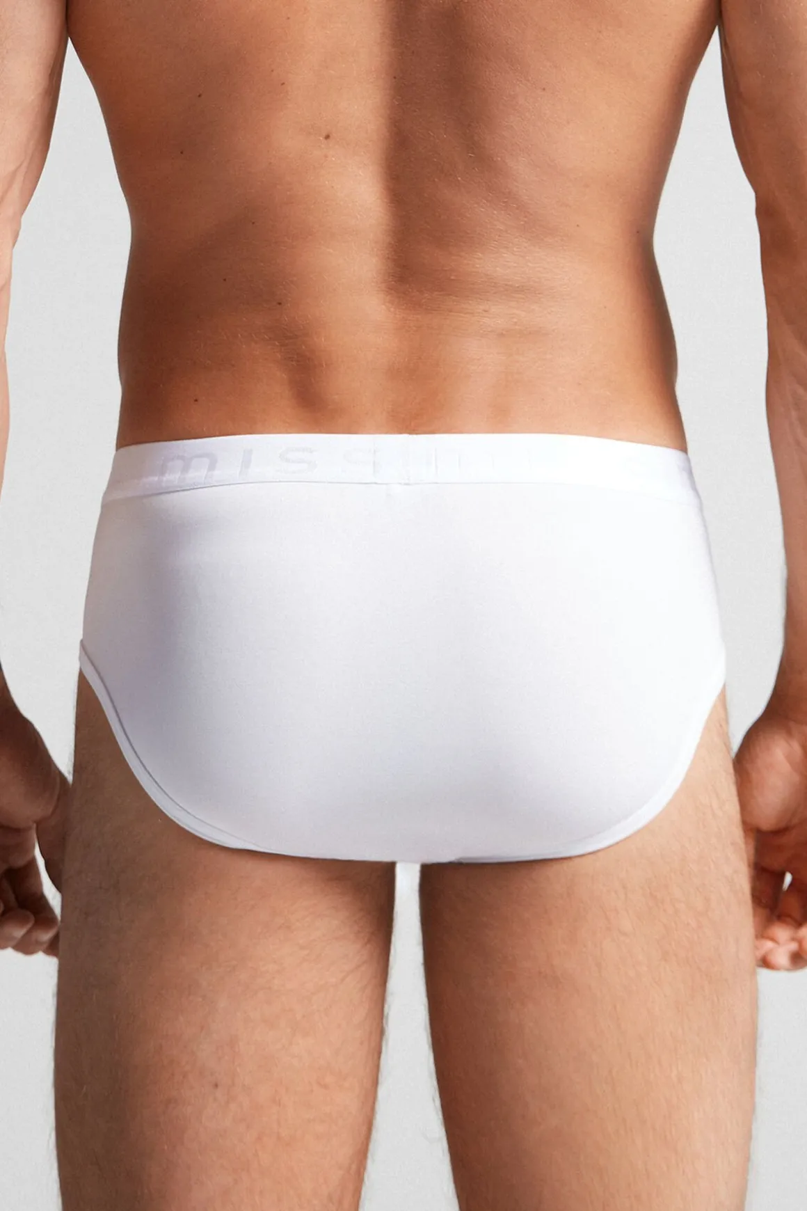 Slip pour homme en microfibre avec Élastique à logo