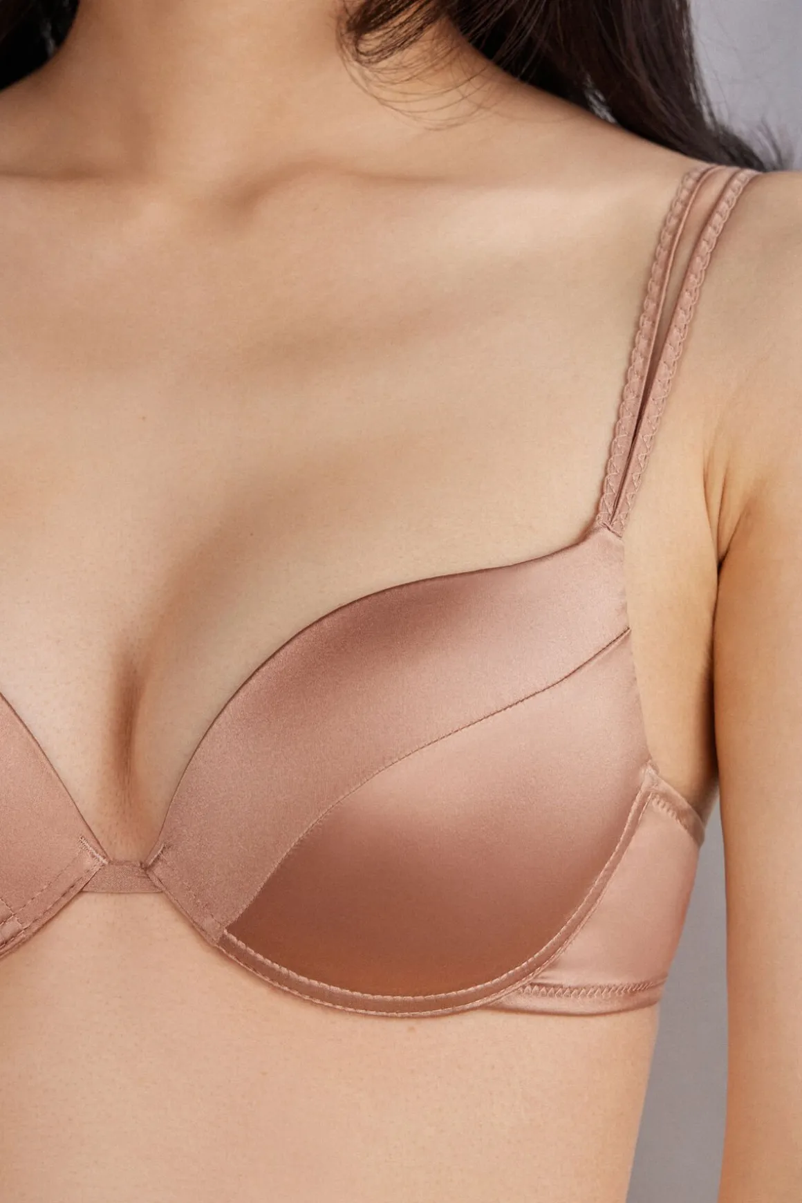 Soutien-gorge super push-up SIMONA en soie