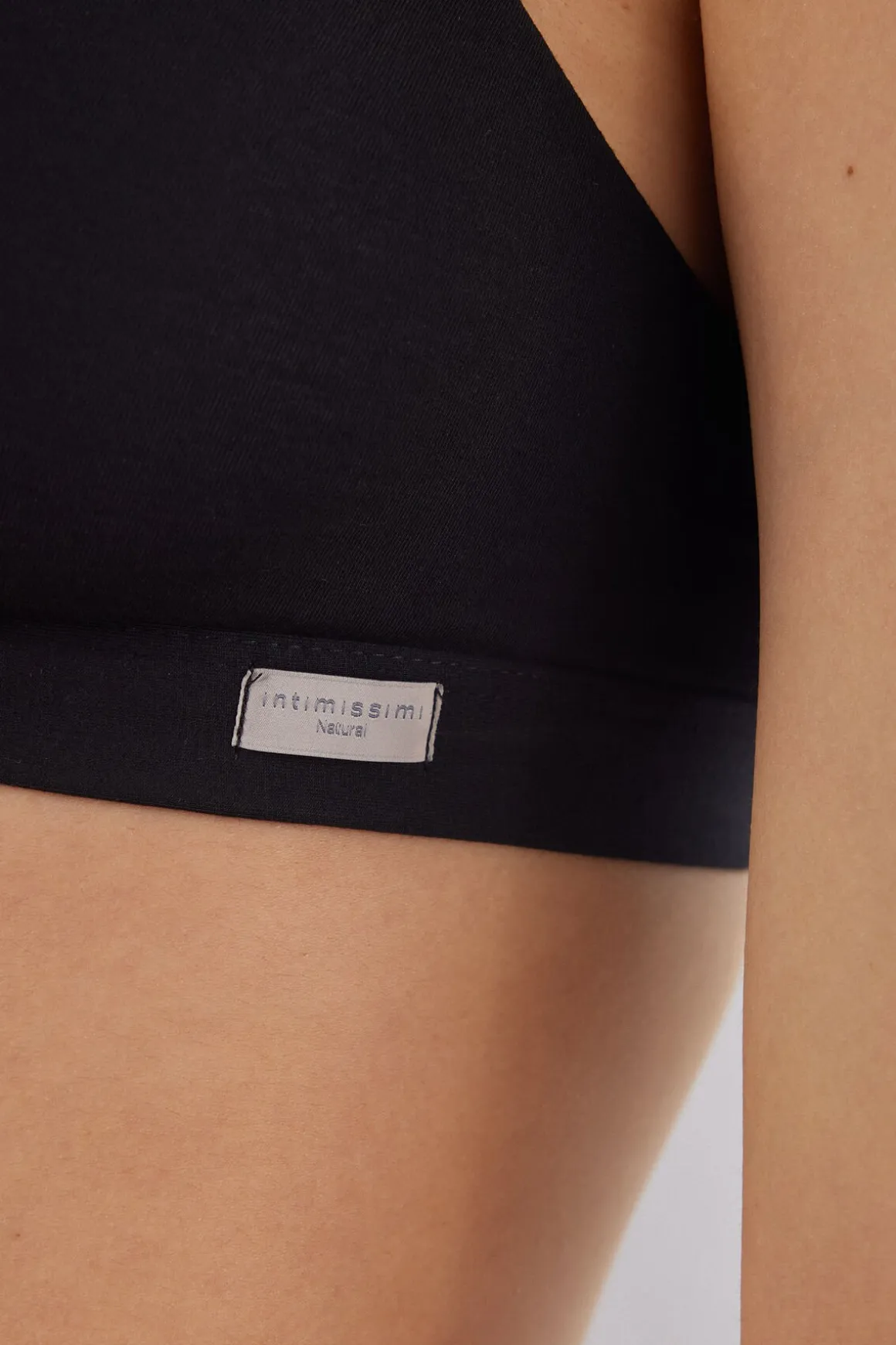Soutien-gorge triangle sans armatures en coton naturel EMMA