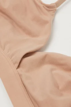 Soutien-gorge triangle sans armatures en coton naturel EMMA