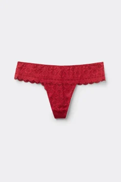 Tanga dentelle femme