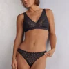 Tanga en Dentelle et Microfibre