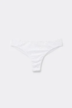 Tanga en Dentelle et Microfibre