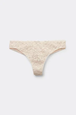 Tanga en Dentelle et Microfibre