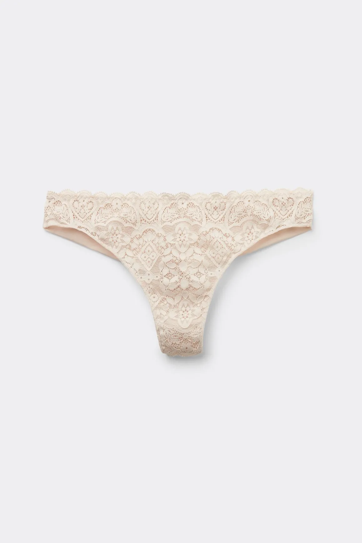 Tanga en Dentelle et Microfibre