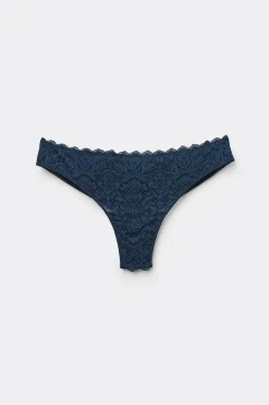 Tanga en Dentelle et Microfibre
