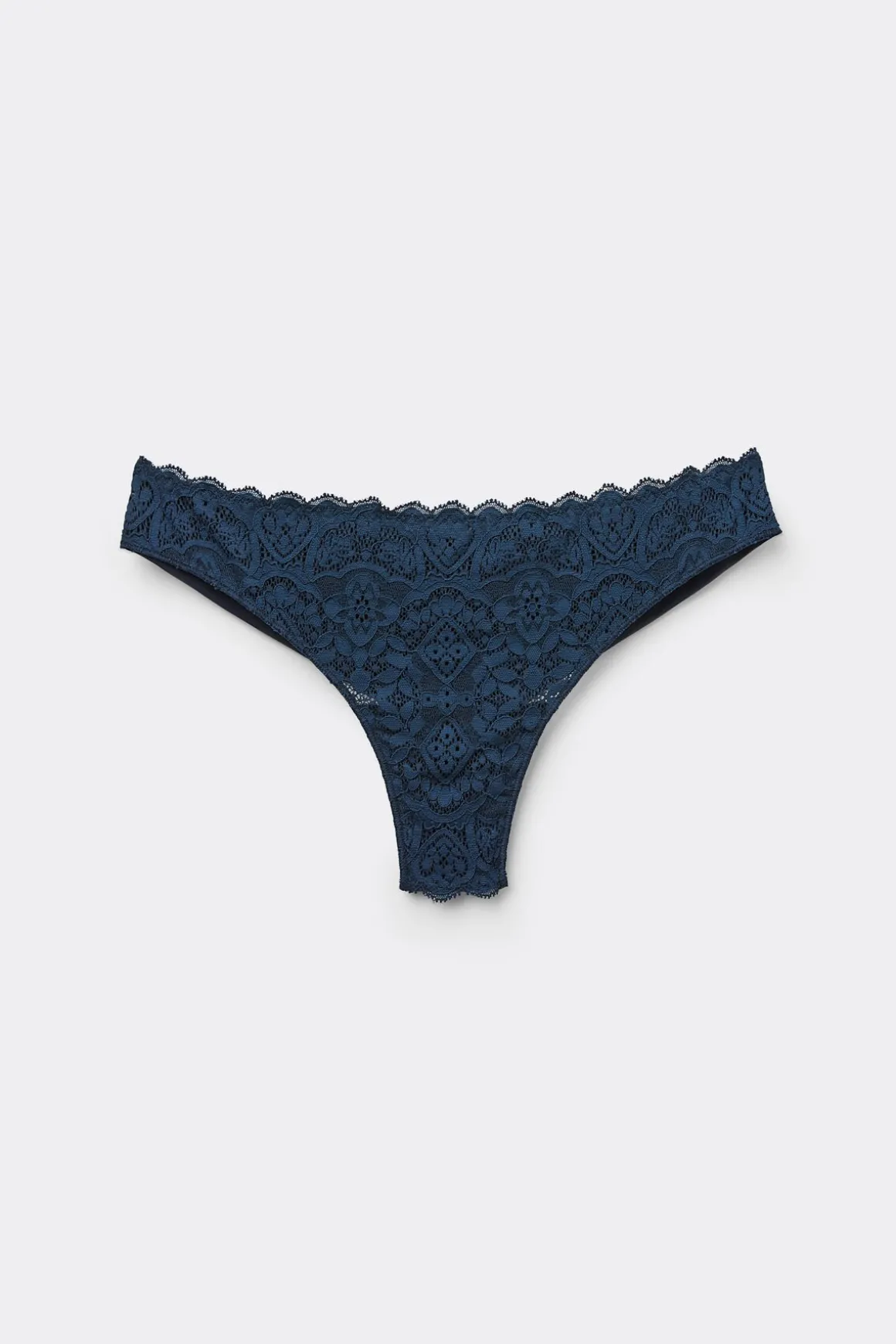 Tanga en Dentelle et Microfibre