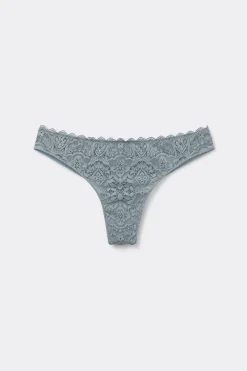 Tanga en Dentelle et Microfibre