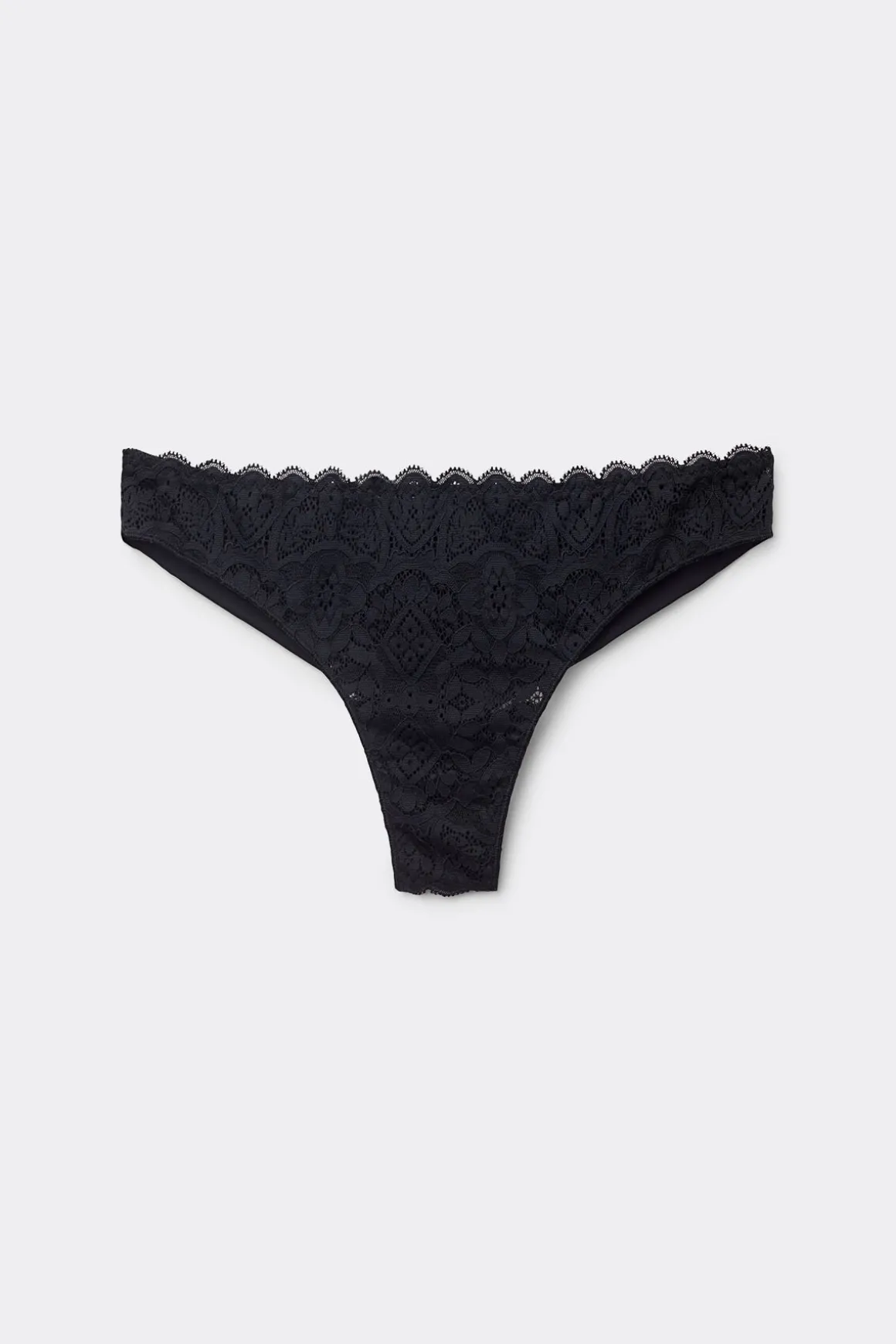 Tanga en Dentelle et Microfibre