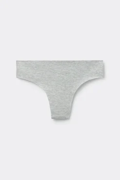 Tanga femme en coton sans coutures