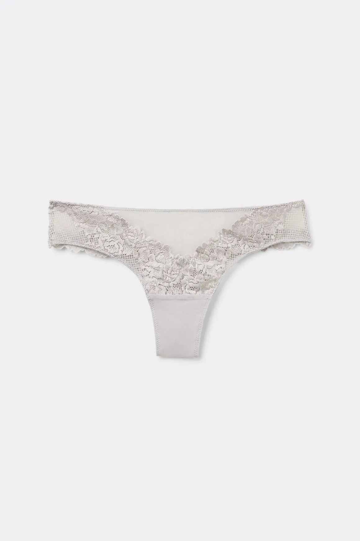 Tanga femme en dentelle florale
