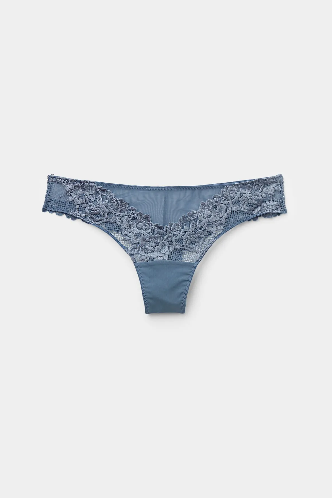 Tanga femme en dentelle florale
