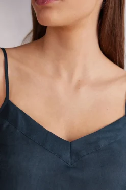 Top en toile de lin