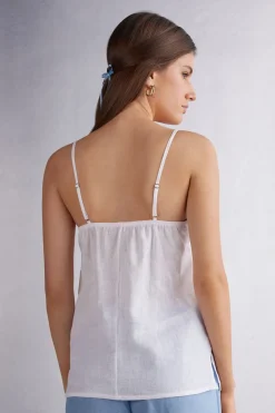Top en toile de lin