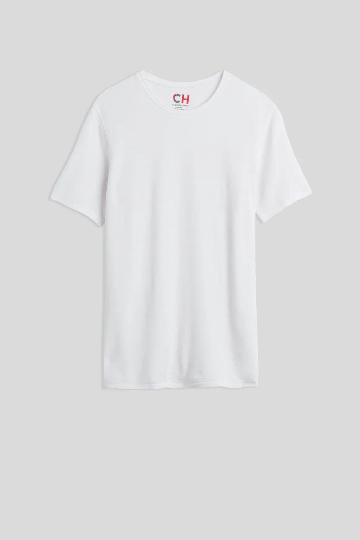 T-Shirt à Manches Courtes en Modal Cachemire