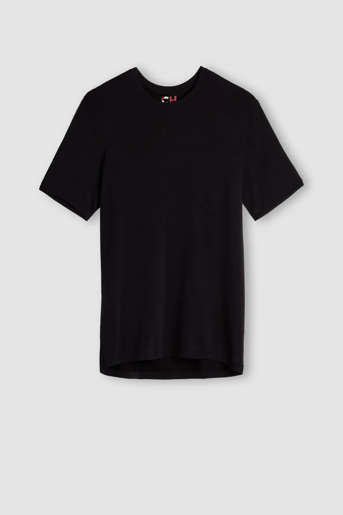 T-Shirt à Manches Courtes en Modal Cachemire