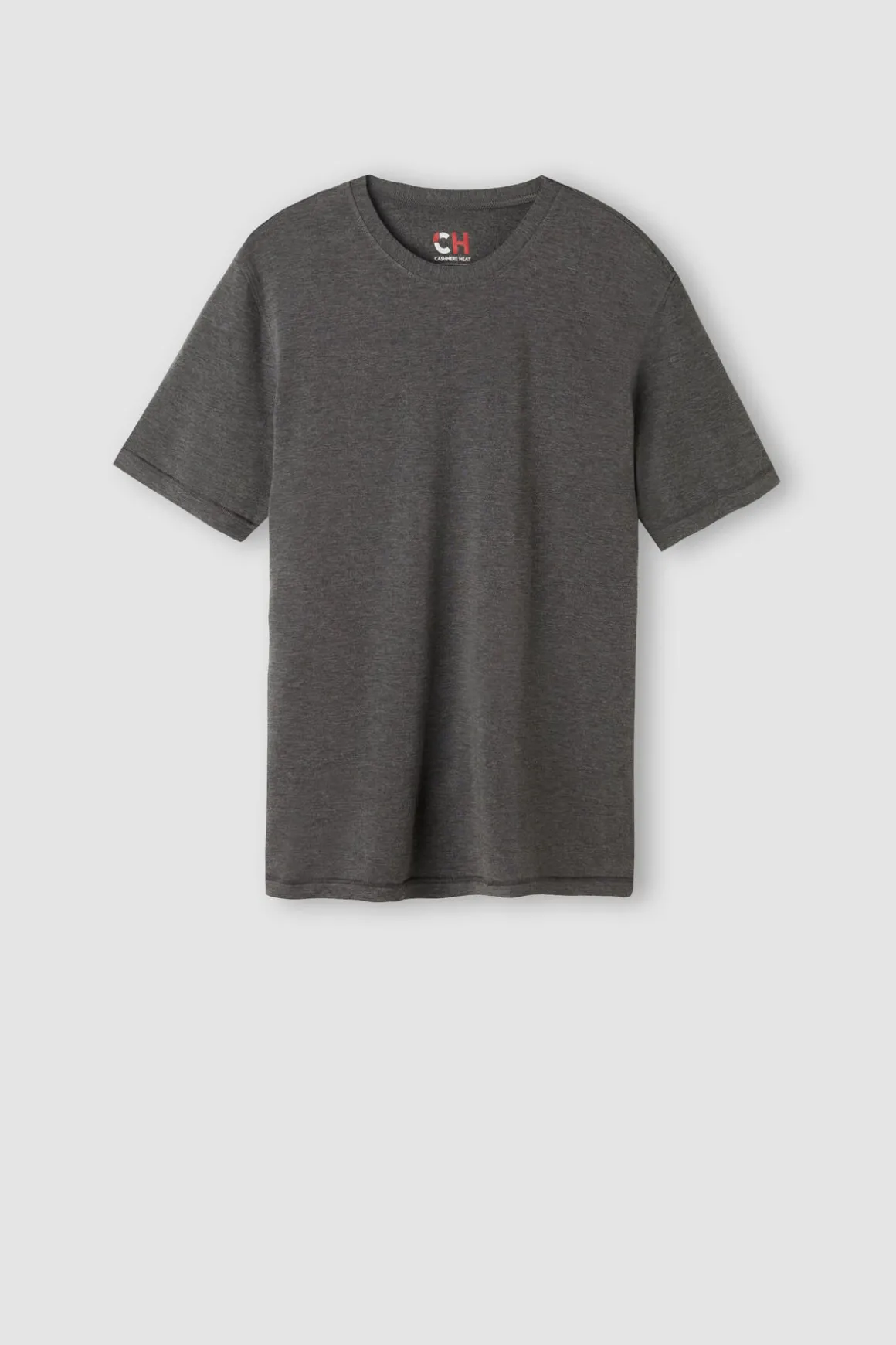T-Shirt à Manches Courtes en Modal Cachemire