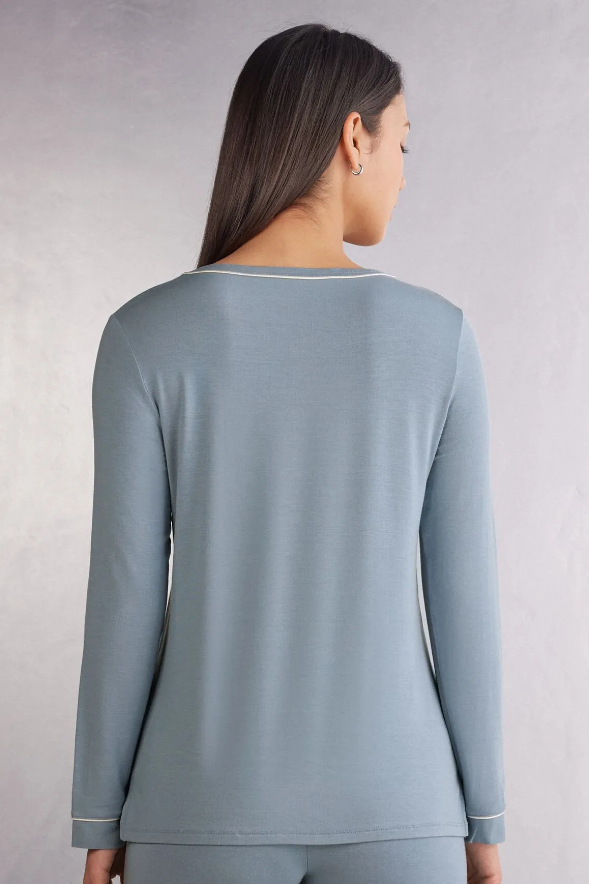 T-shirt à manches longues en modal