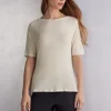 T-shirt col bateau en Fresh Bamboo