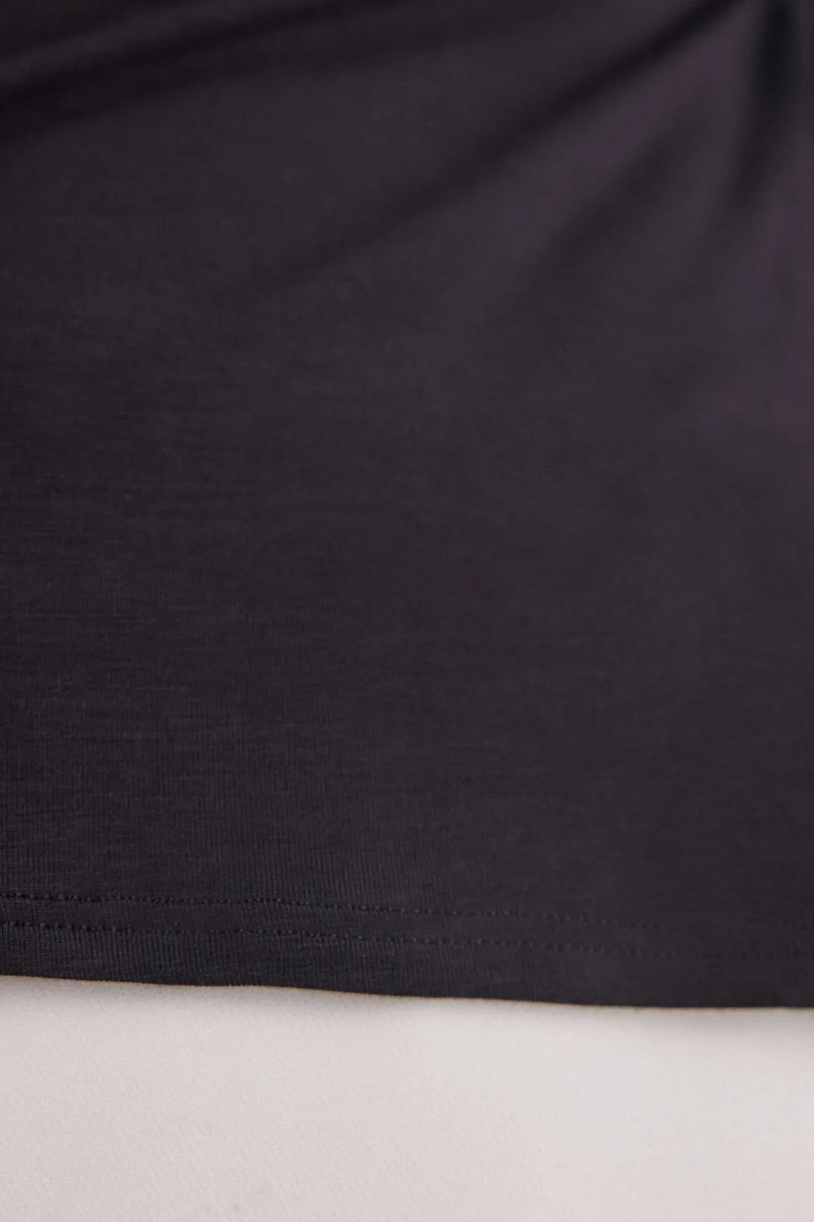 T-shirt col bateau en Fresh Bamboo