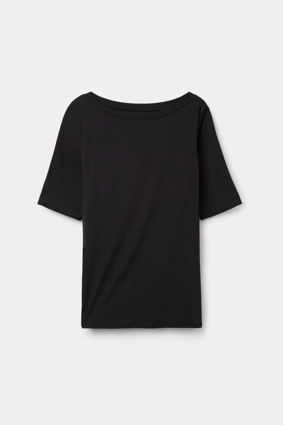 T-shirt col bateau en Fresh Bamboo