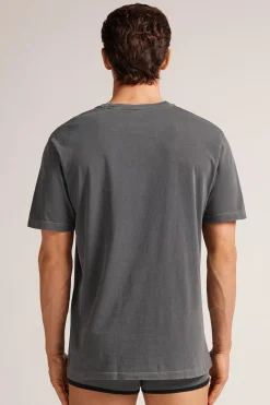 T-shirt en Coton Washed Collection