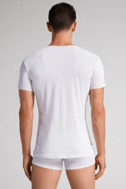 T-Shirt en Micro-RÉsille Sans Ourlet