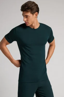 T-shirt en modal et soie