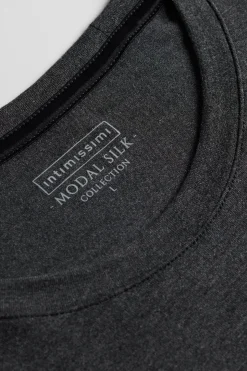 T-shirt en modal et soie