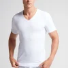T-shirt homme col en V en coton Superior ÉlasticisÉ