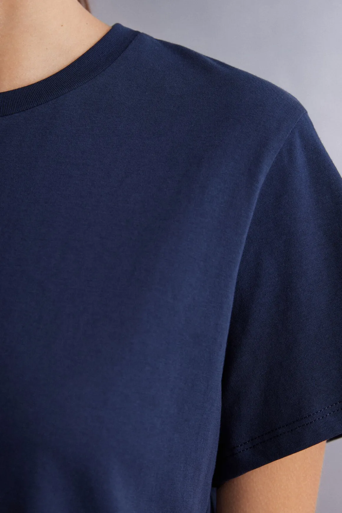 T-shirt manches courtes boxy en coton