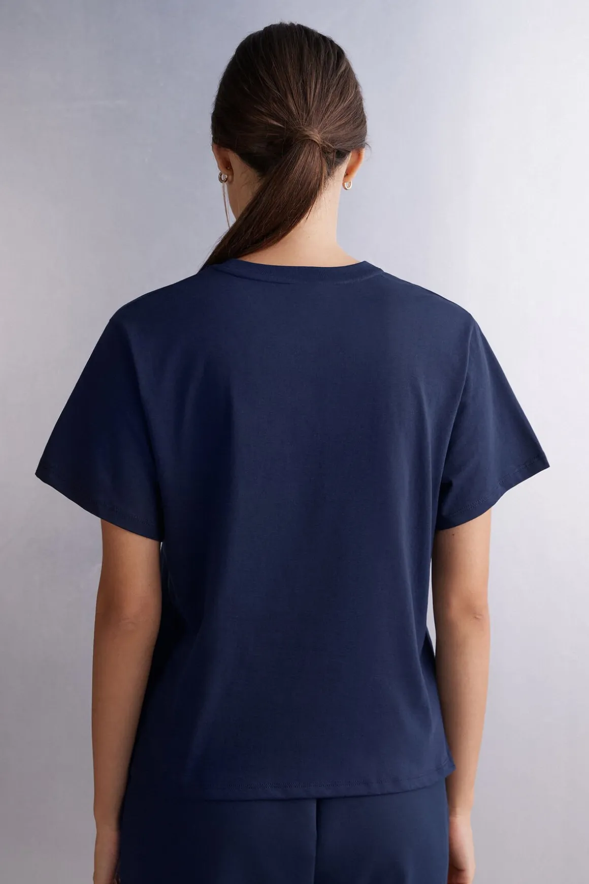 T-shirt manches courtes boxy en coton