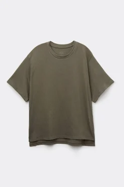 T-shirt manches courtes boxy en coton
