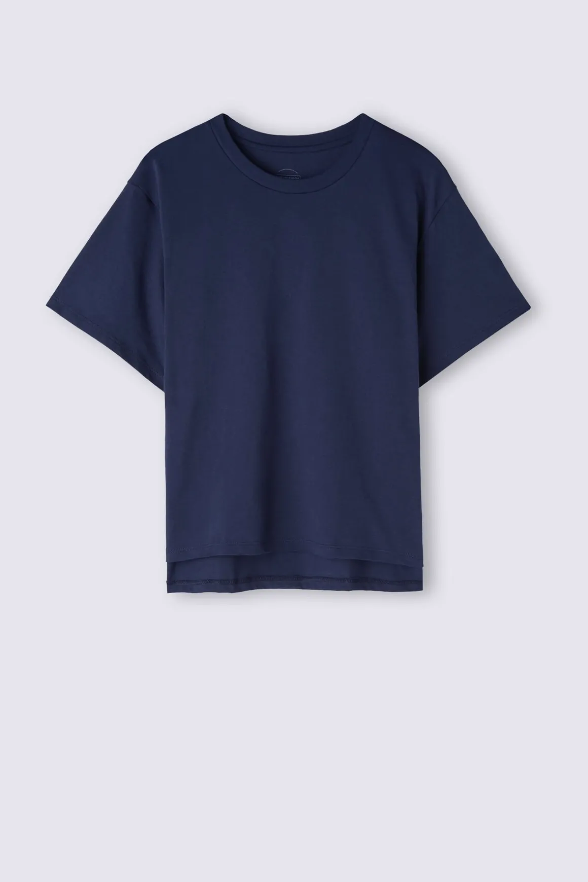 T-shirt manches courtes boxy en coton