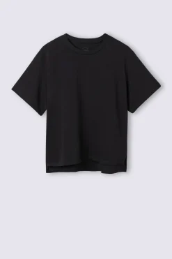 T-shirt manches courtes boxy en coton