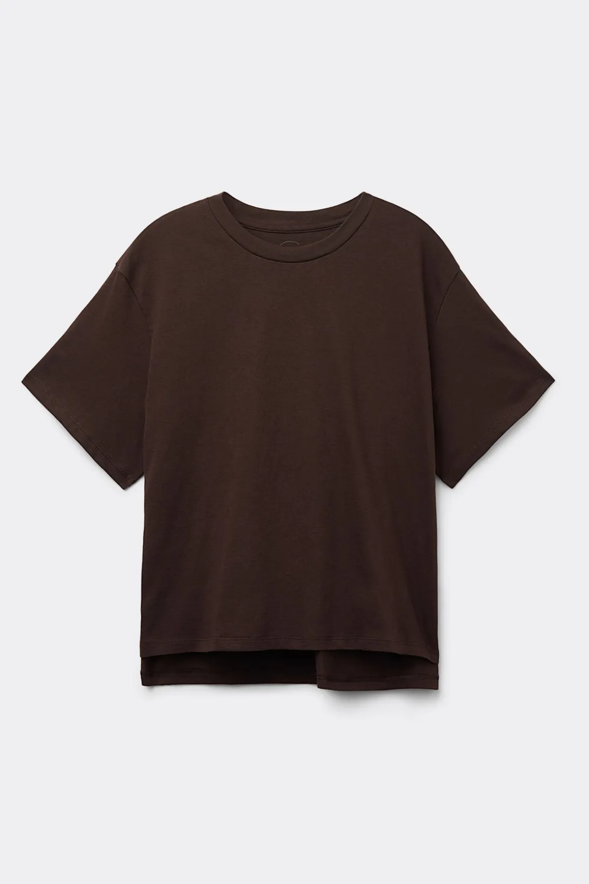 T-shirt manches courtes boxy en coton