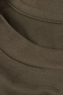 T-shirt manches courtes boxy en coton