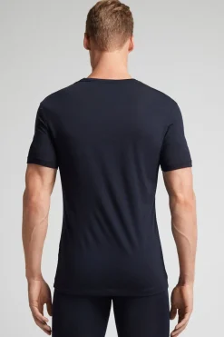 T-Shirt Manches Courtes en Laine MÉrino Élastique