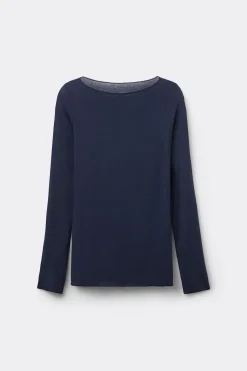 T-shirt manches longues avec cachemire ultralÉger