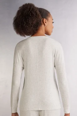 T-shirt manches longues avec col bateau en modal CHIC COMFORT