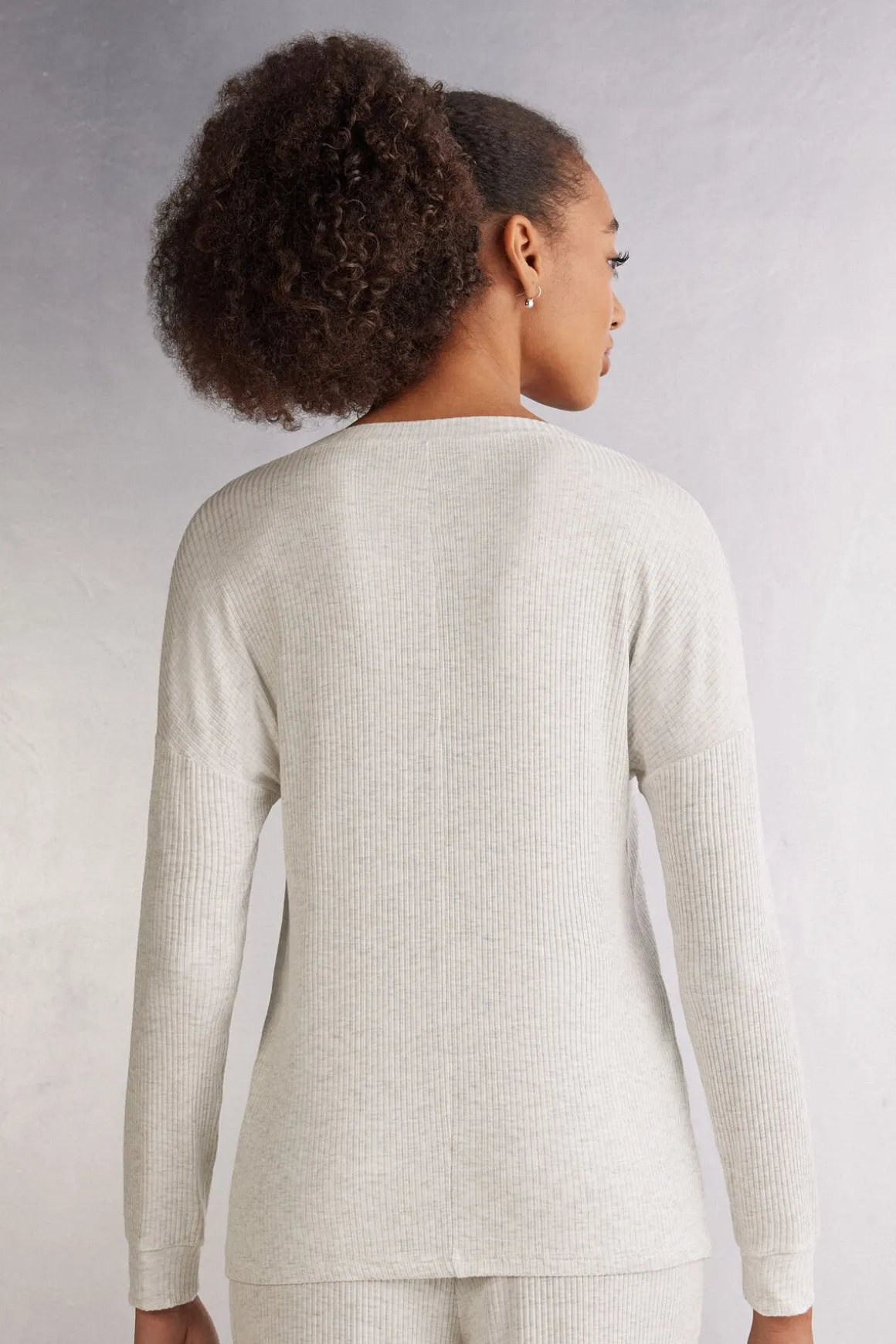 T-shirt manches longues avec col bateau en modal CHIC COMFORT