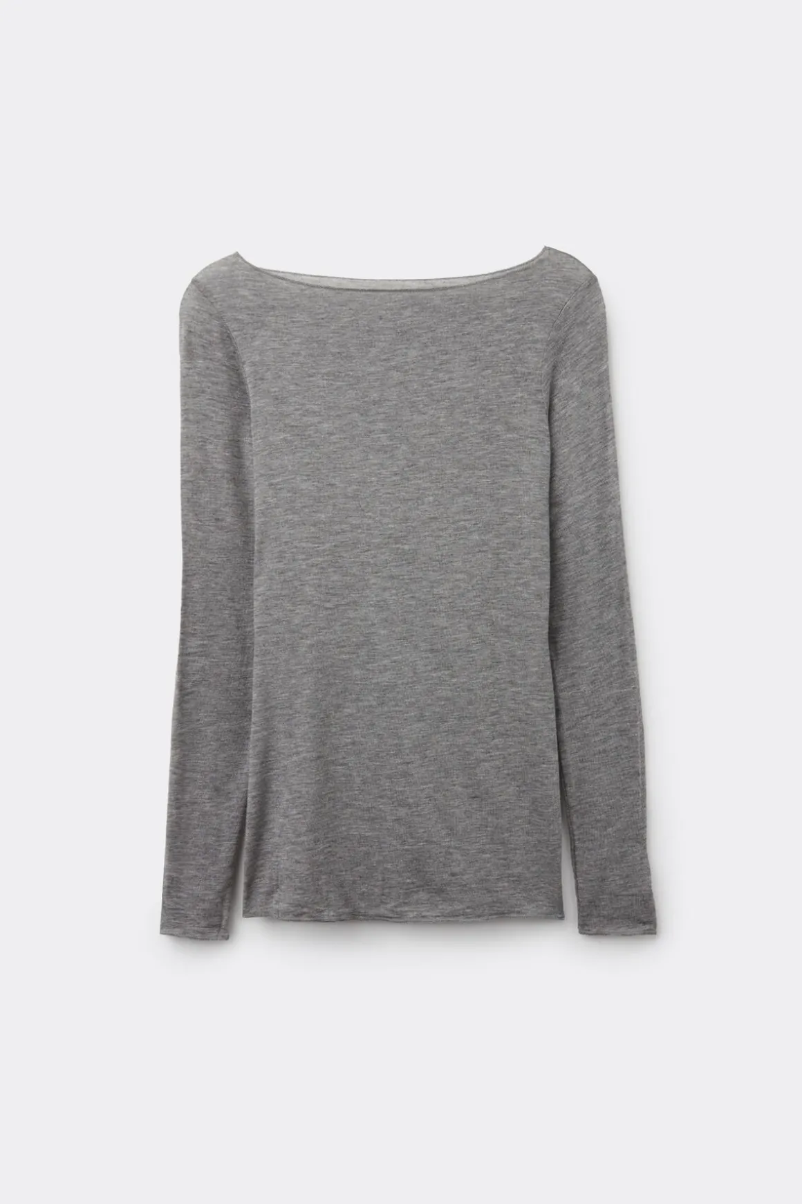 T-shirt manches longues avec cachemire ultralÉger