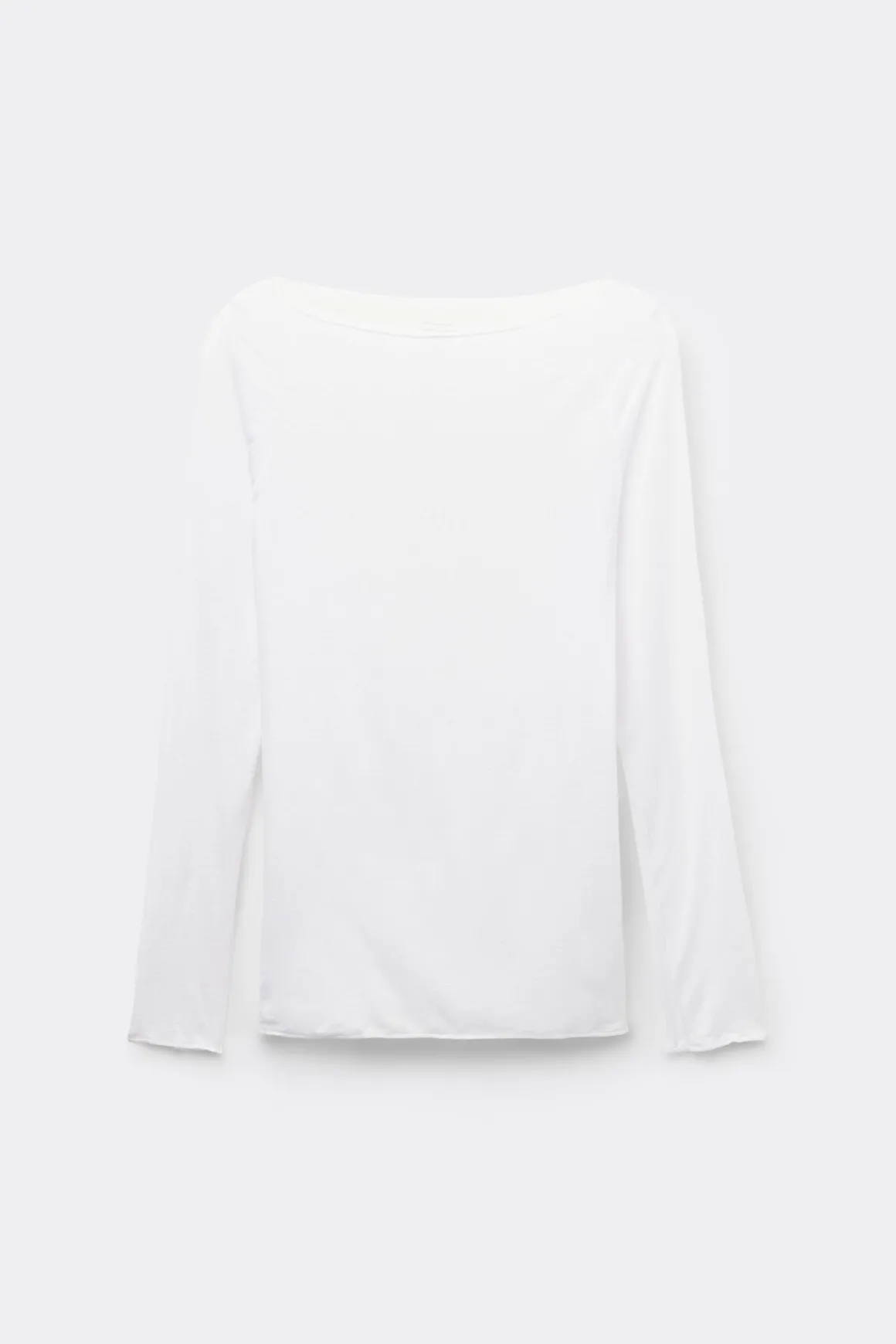 T-shirt manches longues avec cachemire ultralÉger