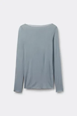 T-shirt manches longues avec cachemire ultralÉger
