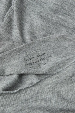 T-shirt manches longues avec cachemire ultralÉger
