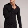 T-Shirt Manches Longues en Laine MÉrino Col Rond