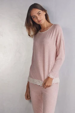 T-Shirt manches longues en modal