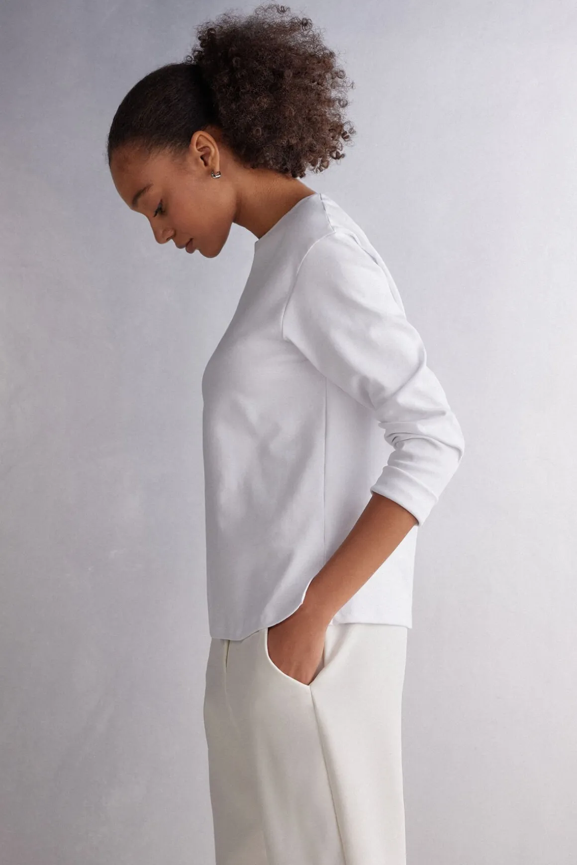 T-shirt manches longues en coton