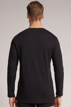 T-shirt manches longues en coton Épais