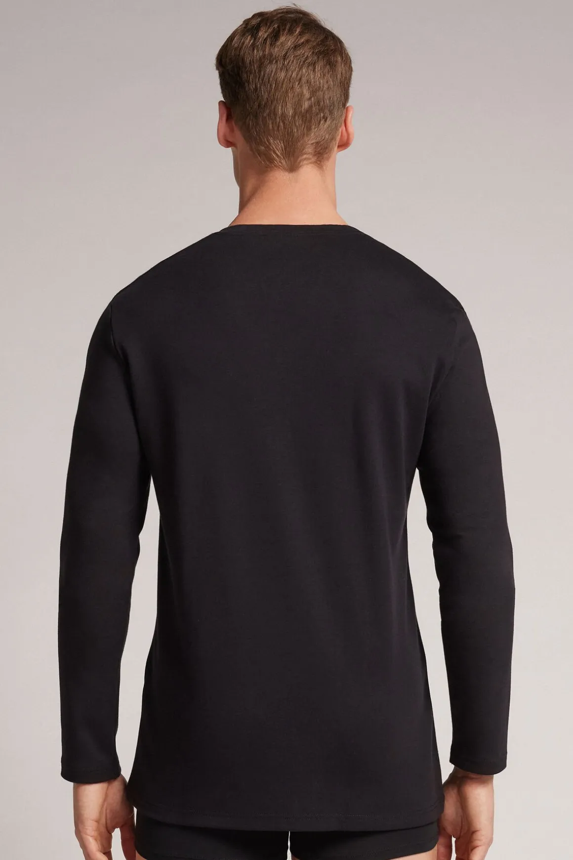 T-shirt manches longues en coton Épais